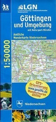 Wandelkaart Göttingen und Umgebung (Blad WL10) Topografische Wandelkaart 1:50.000 | Landesvermessungsamt Niedersachsen