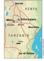 Wandelgids Kilimanjaro - A Trekking Guide to Africa's Highest Mountain, Includes Mount Meru and Guides to Arusha, Moshi, Marangu, Nairobi and Dar es S