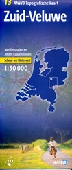 Fietskaart - Wandelkaart 13 Zuid Veluwe (Topografisch)  | ANWB