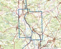 wandelkaart 3040OT - 3040 OT Orange, Massif d'Uchaux, Bollene, Chateauneuf-du-Pape, Mondragon, La Croisiere Alpen - Vaucluse - Drome | IGN
