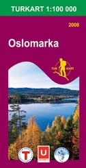 Wandelkaart 2718 Oslomarka -  topografische kaart turkart Noorwegen| Statens - Ugland IT