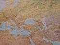 Wereldkaart (code 23) Die Welt physisch - Natuurkundig | Mair Wandkaart