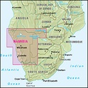 Landkaart - wegenkaart Namibië  | Nelles maps