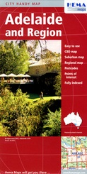 Landkaart - wegenkaart Adelaide and Region | Hema maps