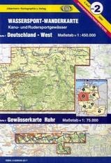 Waterkaart nr 2 Duitsland West Ruhr | Jubermann Kartographie