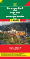 Wegenkaart - landkaart 03 Noorwegen Noord - Narvik - Bodo - Namsos - Lofoten | Freytag Berndt