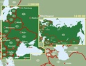 Wegenkaart - Landkaart  Rusland - Russia | Freytag & Berndt