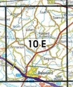 Topografische kaart / Wandelkaart 10E Bolsward