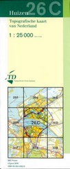 Topografische kaart / Wandelkaart 26C Huizen