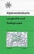 Alpenvereinskarte 52/1 Dolomiten, Langkofel und Sellagruppe - wandelkaart Italie / Dolomieten
