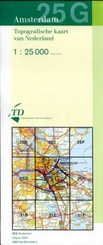 Topografische kaart / Wandelkaart 25G Amsterdam