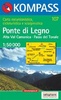Wandelkaart 107 Ponte di Legno-Alta Val Camonica-Passo del Tonale | Kompass