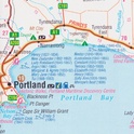 Landkaart -  wegenkaart Melbourne to Adelaide | Hema maps