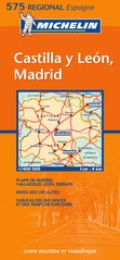 575 landkaart - wegenkaart Castilla y León - Madrid - Valladolid - Zamora | Michelin