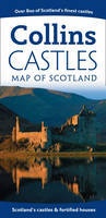 Wegenkaart - Landkaart Castles Map of Scotland (Kastelen Schotland) | Collins