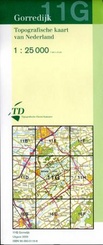 Topografische kaart / Wandelkaart 11G Gorredijk | Kadaster