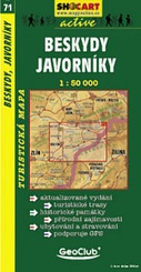 Shocart 71 BESKYDY, JAVORNÍKY - Beskiden - Javornik-Gebirge  / Wandelkaart Tsjechie