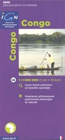 Wegenkaart - Landkaart - Autokaart Kongo - Congo| IGN