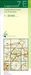 Topografische kaart / Wandelkaart 7E Loppersum
