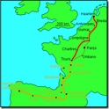 Fietsgids St. Jacobsfietsroute, deel 1 Haarlem - Tours (Santiago de Compostela - Sint Jacobsroute) | Pirola