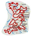 Fietsgids Niederrheinroute | Bikeline