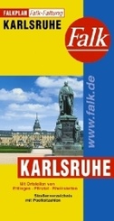 Stadsplattegrond - landkaart Karlsruhe | Falk