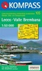 Wandelkaart 105 Lecco-Valle Brembana| Kompass