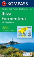 Wandelkaart 239 Ibiza - Formentera | Kompass