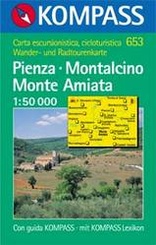 Wandelkaart fietskaart 653 Pienza-Montalcino-Monte Amiata | Kompass