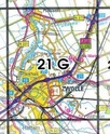 Topografische kaart / Wandelkaart 21G Zwolle