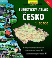 Wegenatlas Turisticky Atlas Cesko - Topografische atlas met wandelkaarten Tsjechië | Shocart