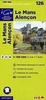 Wegenkaart - Landkaart 126 fietskaart Le Mans - Alencon | IGN