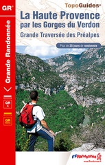 Wandelgids La Haute Provence par les Gorges du Verdon GR4 GR406 | FFRP ref 401
