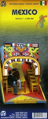 Wegenkaart - Landkaart Mexico | ITMB