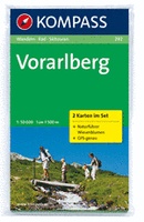 Wandelkaart - Fietskaart WK 292  Vorarlberg (2-delige Kaartenset m.Natuurgids) | Kompass