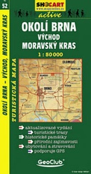 Shocart 52  OKOLÍ BRNA - VÝCHOD, MORAVSKÝ KRAS - Umgebung Brünn - Ost - Mährischer Karst  / Wandelkaart Tsjechie