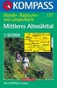 Kompass wandelkaart  177 Mittleres Altmühltal