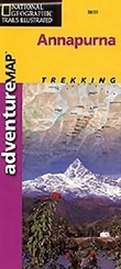 Wandelkaart - trekkingmap Annapurna | National Geographic adventure map (3003)