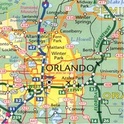 Stadsplattegrond - landkaart Orlando en Central Florida | ITMB