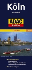 Plattegrond - Stadplattegrond Koln - Keulen  | ADAC