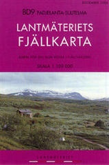 Wandelkaart BD09 Padjelanta - Sulitelma Fjällkarta Topografische kaart Zweden | Lantmateriet