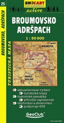 Shocart 25 BROUMOVSKO, ADRŠPACH - Braunau - Adersbach / Wandelkaart Tsjechie
