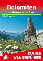 Wandelgids Dolomiten-Höhenwege 4-7 (Dolomieten) | Rother
