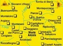 Wandelkaart 653 Pienza-Montalcino-Monte Amiata | Kompass