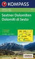Wandelkaart 625 Sextner Dolomiten/Dolomiti di Sesto | Kompass