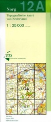 Topografische kaart / Wandelkaart 12A Norg