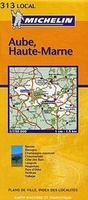 Wegenkaart - landkaart - autokaart 313 Aube - Haute Marne | Michelin Local