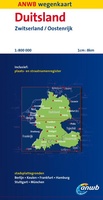 Wegenkaart - Landkaart Duitsland,Zwitserland - Oostenrijk | ANWB