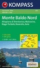 Wandelkaart 691 Monte Baldo Nord-Altopiano di Brentonico-Malcesine-Nago | Kompass