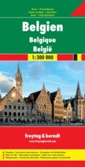Wegenkaart landkaart Belgium (België, Belgique) | Freytag & Berndt